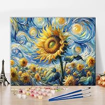 Malen Nach Zahlen Schädel Auf Schwarzem Hintergrund – Komplettset Für Erwachsene, 40x50 Cm