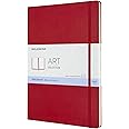 Moleskine 21 x 29.7 cm A4 Size Art Collection Sketchbook Album for Sketching Hard Cover Paper Suitable for Pens, Pencils and Pastels, Colour Scarlet Red, 96 Pages