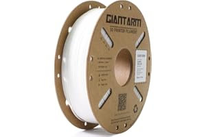 GIANTARM Filament PLA+ 1.75 mm, 3D Printng PLA+ 1kg Spool, weiß