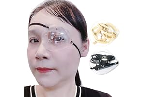 AMZVIO Eye Shield,2 Pack Plastic Eye Shield Eye Patch for After Cataract Surgery Eye Protection or Sleeping,Upgraded Elastic Band Longer and Wider for Adult,Clear,black +beige