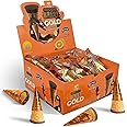 Pure Temptation® Gold Chocoblast - Orange Chocolate Flavoured Waffle Cone - Premium Chocolates for Kids Gift Pack -1 x 30 pcs - Birthday Chocolate Gift Box for Girls & Boys (Orange)
