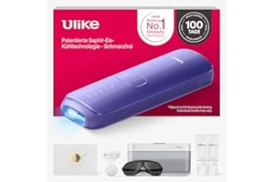 ‎ULIKE Ulike Air 3 Deluxe IPL Haarentfernung für Damen und Herren, Nahezu Schmerzfreien Ergebnissen, Alternative zur Laser-Haarentfernung, mit UV-Sterilisator & Aloe Gel (Purple)