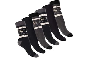 Footstar Damen Wintersocken (6 Paar) Warme Vollfrottee Socken mit Thermo Effekt