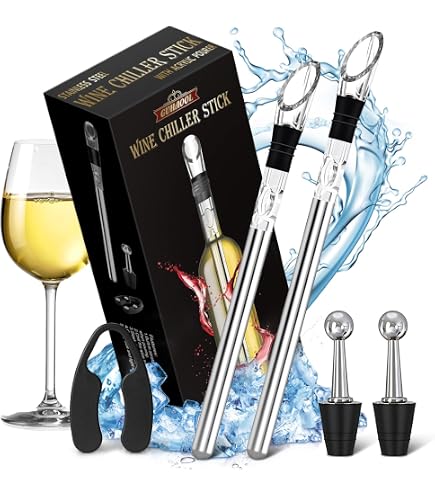 Bastoncino refrigerante per vino - Beccuccio versatore incluso