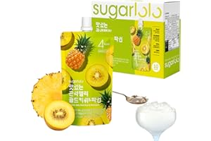 ‎EASYCOOKASIA EasyCookAsia Sugarlolo Trinkbares Konjac | 150ml x 10er | 4 kcal | Kalorienarm, Zuckerfrei, vegan & ballaststoffreich | für Diät, Sport & Alltag (Gold Kiwi & Ananas)