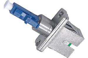 Elfcam® - Adaptador de fibra óptica con cable simple LC/UPC macho a SC/APC Female, paquete de 1