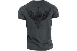 GYMTIER Camiseta de entrenamiento para Ragnarok, camiseta de gimnasio vikingo, para hombre, culturismo, levantamiento de pesas, ropa deportiva