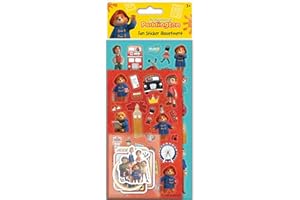 Paper Projects The Adventures of Paddington Assortiment d'autocollants | Comprend 3 Types d'autocollants | Parfait pour la décoration et Le Scrapbooking, 24,5 cm x 11 cm (01.70.31.024)