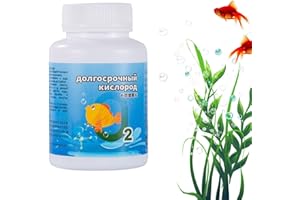 Zankie 120 comprimés d'oxygène pour Aquarium - Particules d'oxygénation à Long Terme pour Aquarium | Outil d'oxygénation Polyvalent pour Aquarium, Aquarium, étang