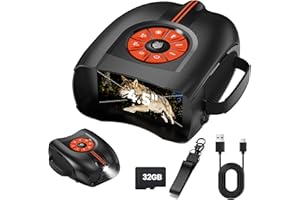 BMDSAE 4K Profesionales Prismaticos Vision Nocturna: Gafas Infrarrojos Visión Nocturna para Caza 10x Zoom 4.5 IPS Pantalla - Regalos para Hombres Papá Esposo - Largo Alcance Binoculares