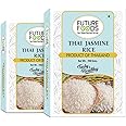 Future Foods Jasmine Rice 900g | Thai fragrant rice | Packed with Phytonutrients | Enhances Fibre Intake | Beneficial for Diabetic Patients | Product of Thailand (Pack of 2)