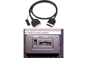 JETSTAR In Car Aux Cable Audio Interface for i-Pod i-Pad i-Phone 4 30 Pin Connector Fit for Selected Models of Range Rover Jaguar (i-Pod cable)