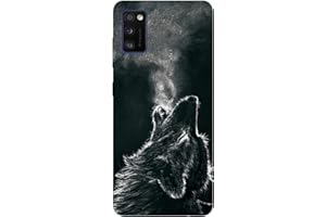DiaryTown Kompatibel mit Samsung Galaxy A41 Hülle Silikon, Galaxy A41 Handyhüllen Cover Weich Muster Schwarz Schutzhülle Handy Cases Dünn Soft TPU für Mädchen Frauen Jungen, Tier