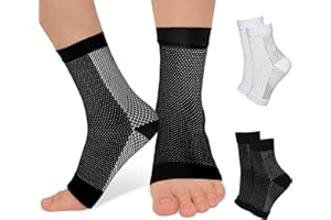 hautllaif 2 Paar Orthopädische Kompressionssocken, Kompressionssocken Damen und Herren für Die Nacht