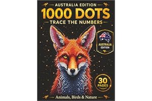Dot-to-Dot for Adults: 1000 Dots Animals, Birds & Nature – Trace the Numbers Stress Relief Puzzle Book