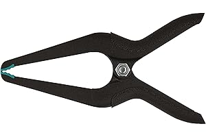 wolfcraft 2 morsetti a molla con bracci appuntiti 60 I 3431000 I 2 morsetti di precisione – ideali per i lavori in casa e i progetti fai da te