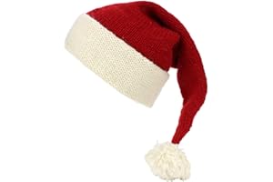 LOUDelephant Wool Knit Christmas Hats Novelty Hats for Adults Xmas Party Cracker Elf Santa Pudding Bah Humbug