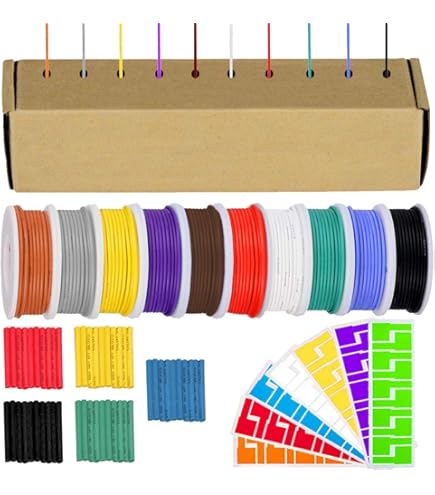 30AWG Flexibele Siliconedraad en Kabel 5 Kleuren in een