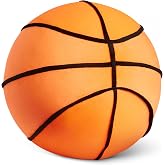 Amazon Basics Basketball Plüschtier Kissen, Sport-Style Spielzeug Stofftier für Bett oder Sofa, Kinderzimmer Deko, Orange