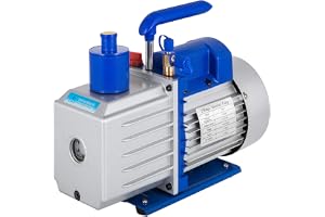 VEVOR vakuumpump 9 CFM 1HP JB, 220 V 50 Hz 2-vägs diagnosmätare för luftkonditionering, 2 stegs vakuumpump Idealisk för R12