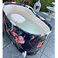 Faltbare Badewanne 120x60x55cm - Tragbare Wanne Für Erwachsene Ohne Aufblasen