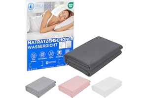 ‎DREAMDRY Dreamdry Matratzenschoner 160x200 - Inkontinenzunterlage waschbar, Matratzenschoner 160x200 wasserdicht, wasserdichte Matratzenauflage, Matratzenbezug, Nässeschutz