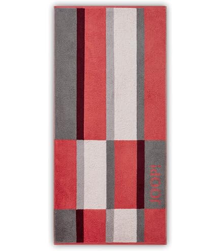JOOP! Asciugamano Shades Checked 1688 – Colore Sabbia 33, 50x100 Cm, In Spugna 100% Cotone, Made In Germany, Morbido E Assorbente