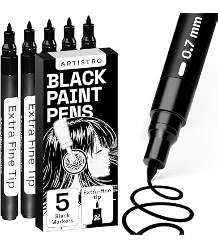 Pennarello Nero Indelebile Marcatore Permanente Pentel N850 Punta Tonda - Foto 9