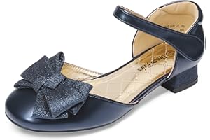 DREAM PAIRS mädchenschuhe Mädchen Ballerinas Kommunionschuhe Prinzessinnen Schuhe Flache Schuhe Mary Jane festlicheschuhe Schleife