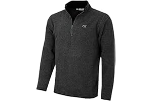 Calvin Klein Maglione da golf elasticizzato da uomo in pile polare con mezza zip 2025