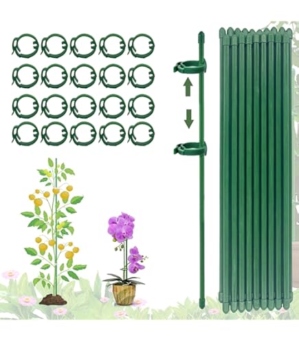 Kit 90 Pezzi Supporti Per Piante - Bastoncini Orchidee Con Moschettoni E Tubi Estensibili - Foto 6