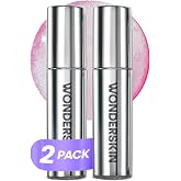 Wonderskin Lip Rehab Serum Oil, 2 Pack - Color Changing Lip Oil from Clear to Pink - PH Activated Lip Oil, Non-Sticky, Moistu