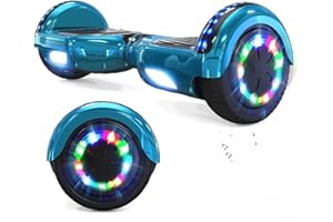‎VOUUK VOUUK Hoberboard 6,5-Zoll-Hoverboard mit Zwei Rädern, Mit Bluetooth-Lautsprecher, Mit LED-Lichtern Geeignet für Kinder und Erwachsene