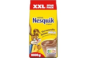 Nestlé Nesquik Original kakaohaltiges Getränkepulver, ideal für Milchshakes & heiße Getränke, 1er Pack (1 x 1kg)