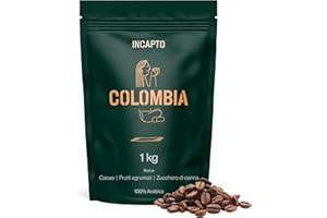 Incapto Caffè in Grani di Specialità 1kg | Origine Colombia | 100% Arabica | +80 punti SCA | Tostatura Naturale e Artigianale | Caffè Grani Naturale | Finca Huila, Cadifihuila