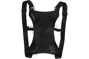 Angoily Sword Holder Back Case Ninja Back Leather Bag Black Adjustable Dual Sword Harness for Halloween Children and Adults Cosplay Props