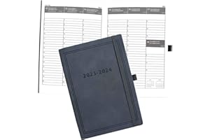 VIRTBST Terminarz na rok 2023/2024, kalendarz A5 z miękką okładką, sierpień 2023 – lipiec 2024 – 1 tydzień, 2 strony – 30 minut – planer tygodniowy (szary)