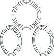 Kit 4 Cadres De Couronne En Fil Métallique - 8 Et 12 Pouces (20 Et 30 Cm) Avec Fil - Pour Décorations DIY Noël, Mariage - 12