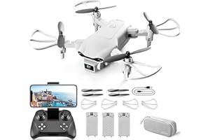 4DRC V9 Mini Drone for Kids with 720P HD FPV Camera, Foldable RC Quarcopter for Boys Girls with Altitude Hold, Headless Mode,
