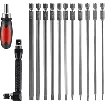 Set 15 Pezzi Prese A Percussione Torx T6-T70 Extra Lunghe 110mm – AB Tools BPT361