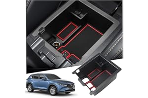 Ruiya Compatible with Mazda CX-5 KF 2017-2024 2025 Centre Console Storage Box, CX-5 Armrest Organiser Tray Centre Armrest Glove Box Centre Console Organiser Storage Compartment CX-5 Accessories