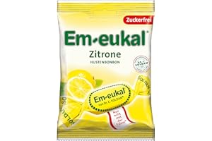 ‎EM-EUKAL Em-eukal Bonbon ohne Zucker, Zitrone, 75g