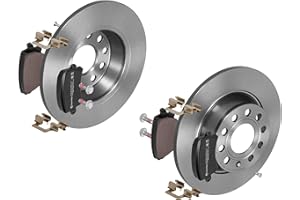 BREMBO BREMSSCHEIBEN Ø282mm + BREMSBELÄGE HINTEN FÜR VW PASSAT VARIANT SEAT