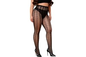 ohmydear Fishnet Strumpbyxor Hög Midja Elastisk Endelad Strumpor Halloween Sexydonna Fishnet Strumpbyxor Kvinnor Svart Plus S