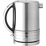 Dualit Architect Kettle | 1.5 Litre 2.3 KW Stainless Steel Kettle With Grey Trim | Rapid Boil and Patented Pure Pour Non-Drip