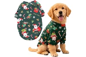 CELEBRATION DIRECTRE Dog Christmas Outfit, Dog Christmas Jumpers Cat Pet Clothes Apparel Dogs Outfit Winter Coat fot Small Medium Dogs Cats