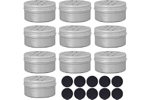 TOPINCN 10 St Aluminium Dog Nose Training Box, Magnetic Scent Work Tins Training Sats, Dogs Luktträningssats Aluminiumburkar