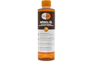 ‎RENUWELL Renuwell Möbel-Öl, 500 ml – Natürliches Pflegeöl für Holz mit Leinöl und Teebaumöl, farblos, Schutz für geölte und unbehandelte Holzoberflächen, Schweizer Qualität
