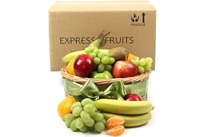 EXPRESS4FRUITS Gala Fruit Basket - Fruit Gift Baskets and Gift Hampers with Next Day UK delivery with Personal Message Attached