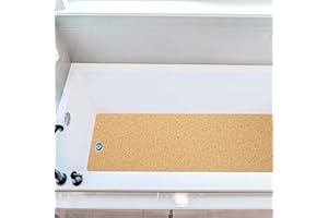 COSYLAND Alfombrilla de Ducha Antideslizante de 40 x 100 cm, Alfombrilla de Ducha Antideslizante con desagüe, Suave de PVC, Alfombrilla Antideslizante para bañera, de Secado rápido, Color Natural